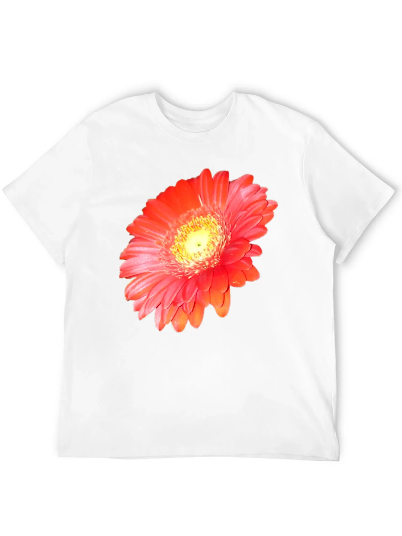 Bold Floral Graphic Black T-Shirt
