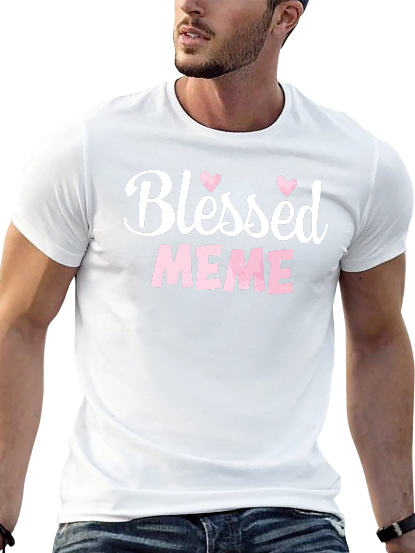 Blessed Meme Graphic T-Shirt