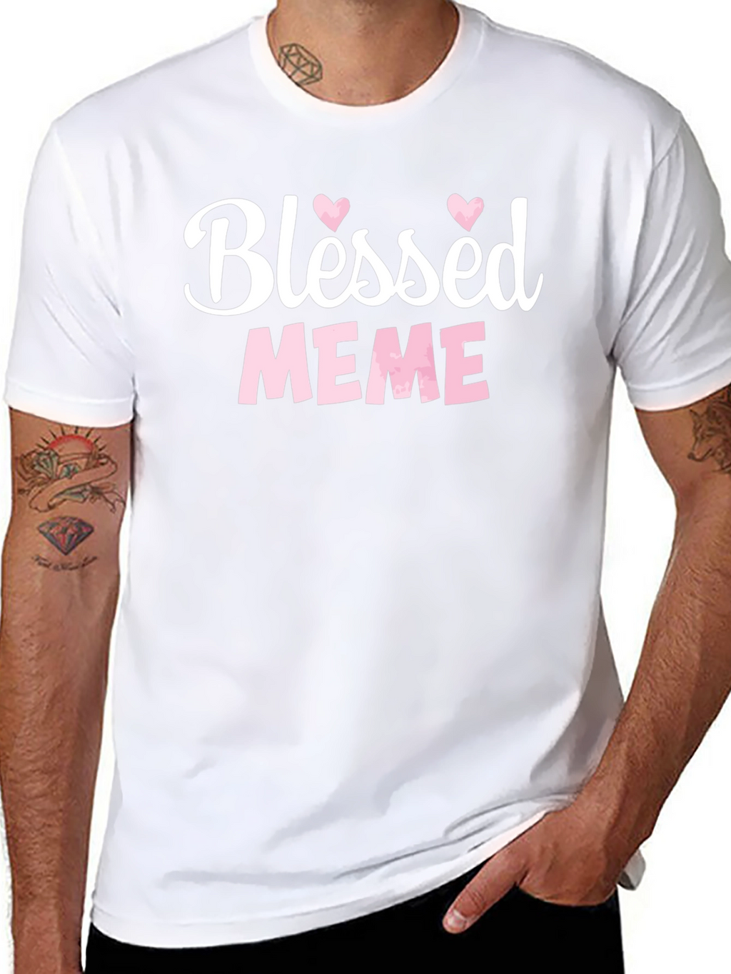 Blessed Meme Graphic T-Shirt