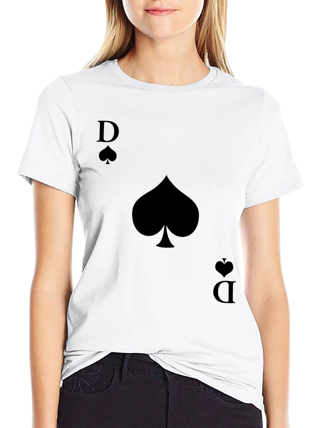 Queen of Spades Graphic Tee - Mens Black T-Shirt