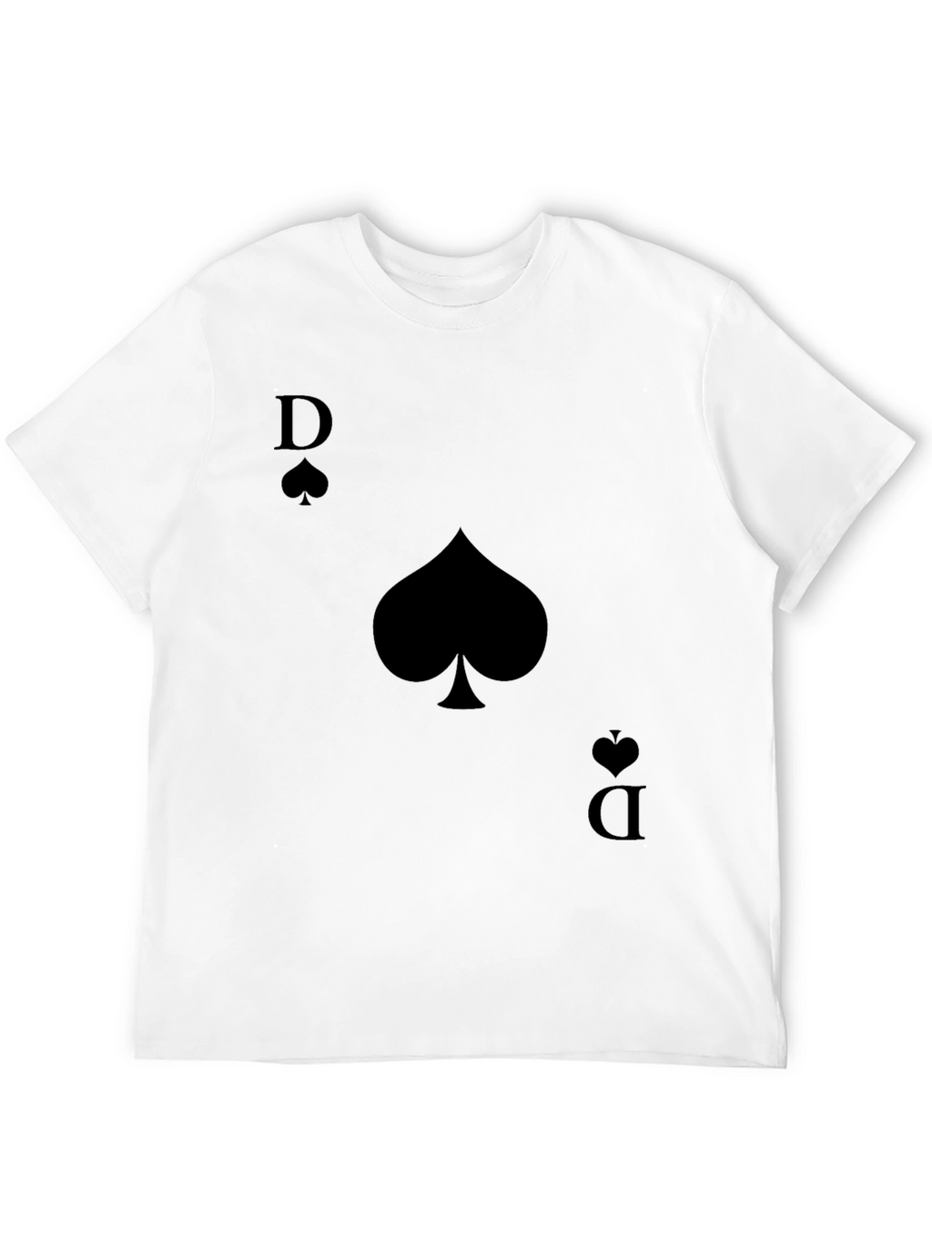Queen of Spades Graphic Tee - Mens Black T-Shirt