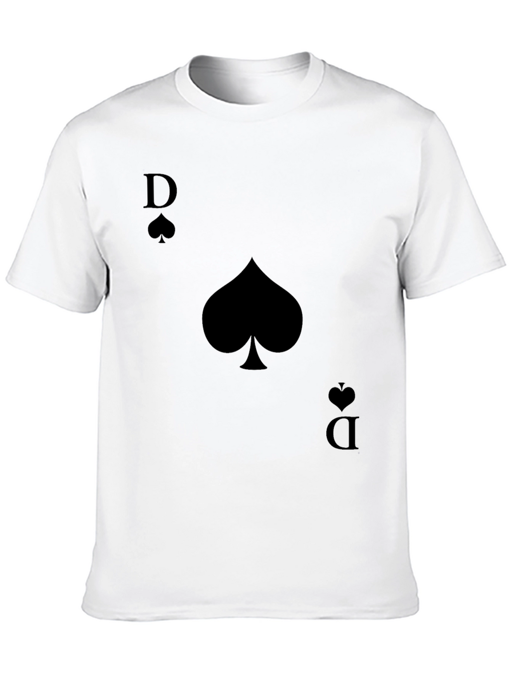 Queen of Spades Graphic Tee - Mens Black T-Shirt