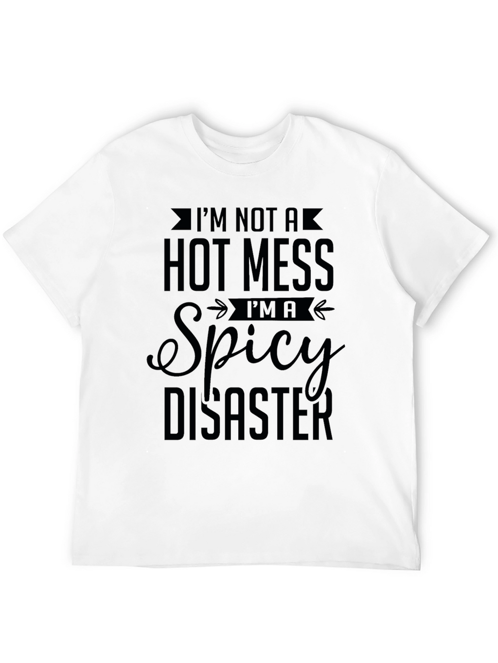 Spicy Disaster Graphic Tee - Unisex Black T-Shirt