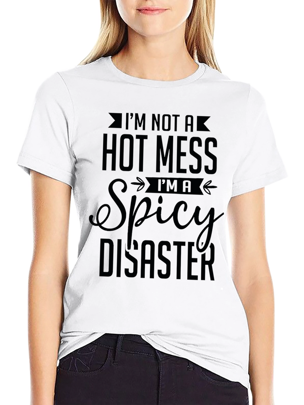 Spicy Disaster Graphic Tee - Unisex Black T-Shirt