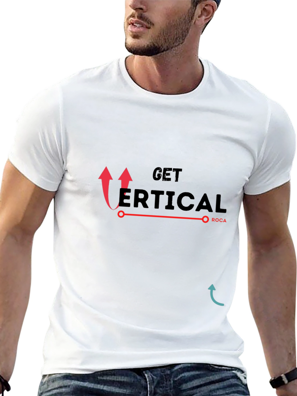 Get Vertical T-Shirt - Stylish Graphic Tee