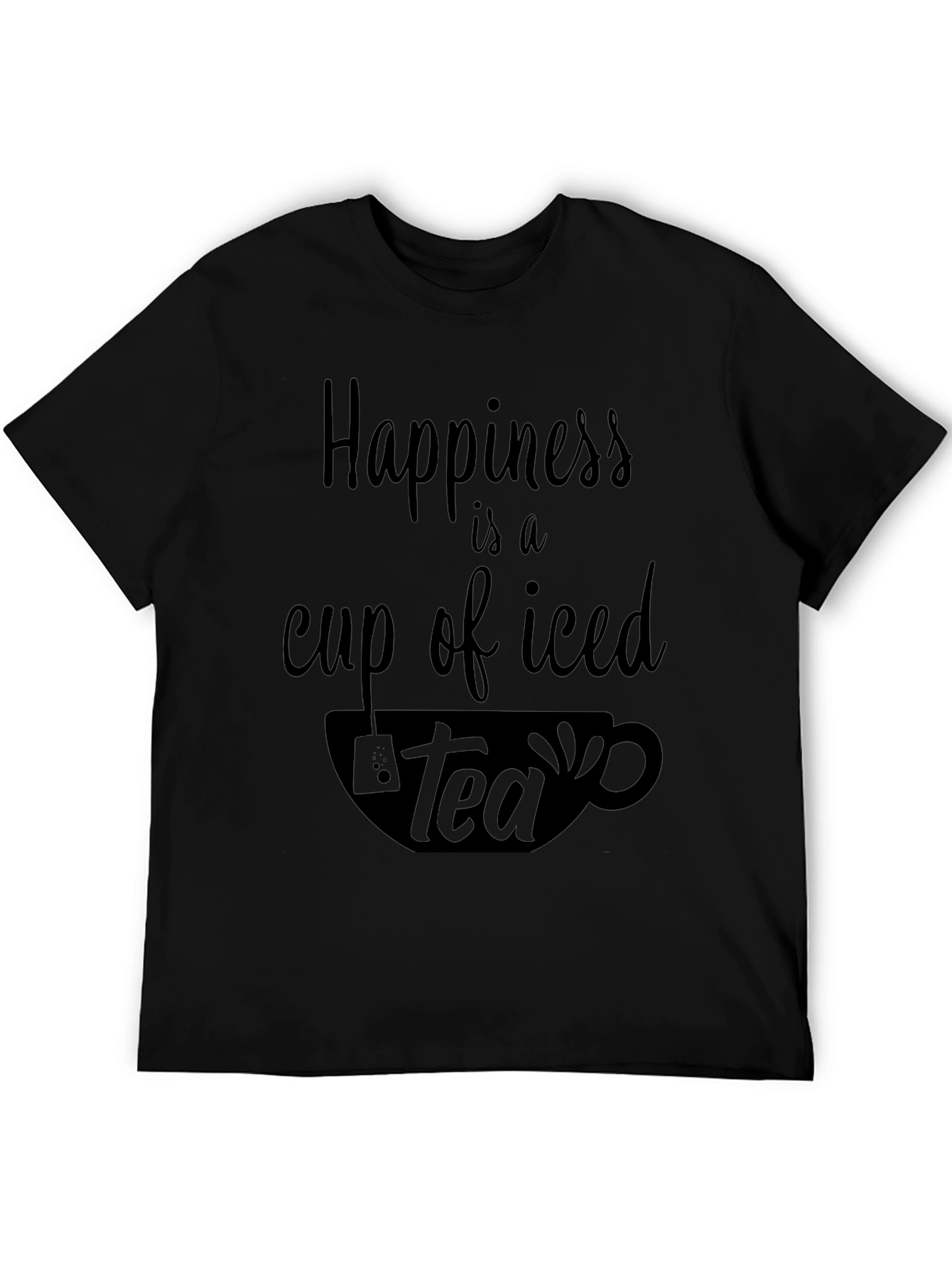 Happiness is a Cup of Iced Tea Graphic T-Shirt