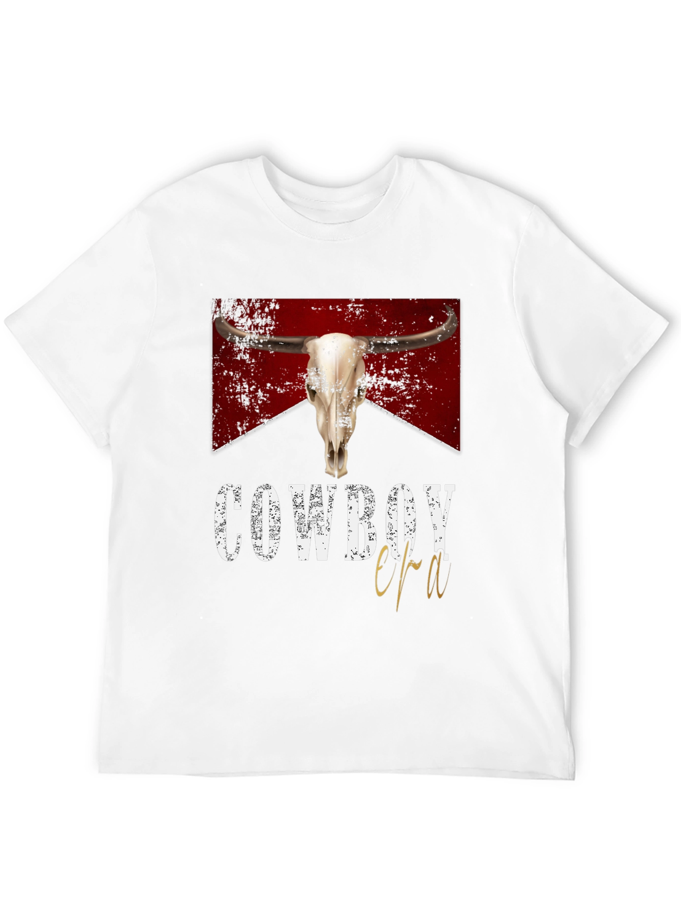 Cowboy Era Graphic Tee - Western Style Black T-Shirt