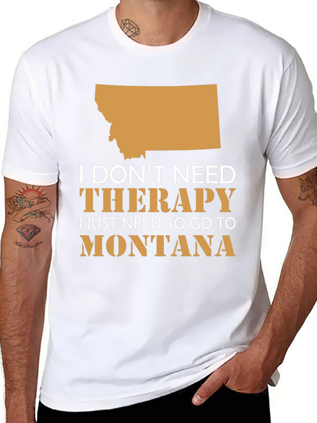 Montana Therapy T-Shirt: State Pride Tee
