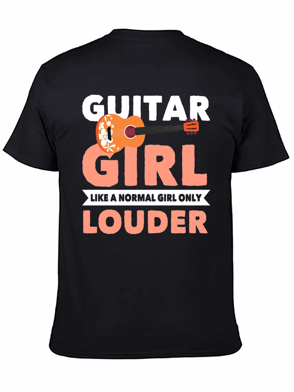 Guitar Girl Louder T-Shirt