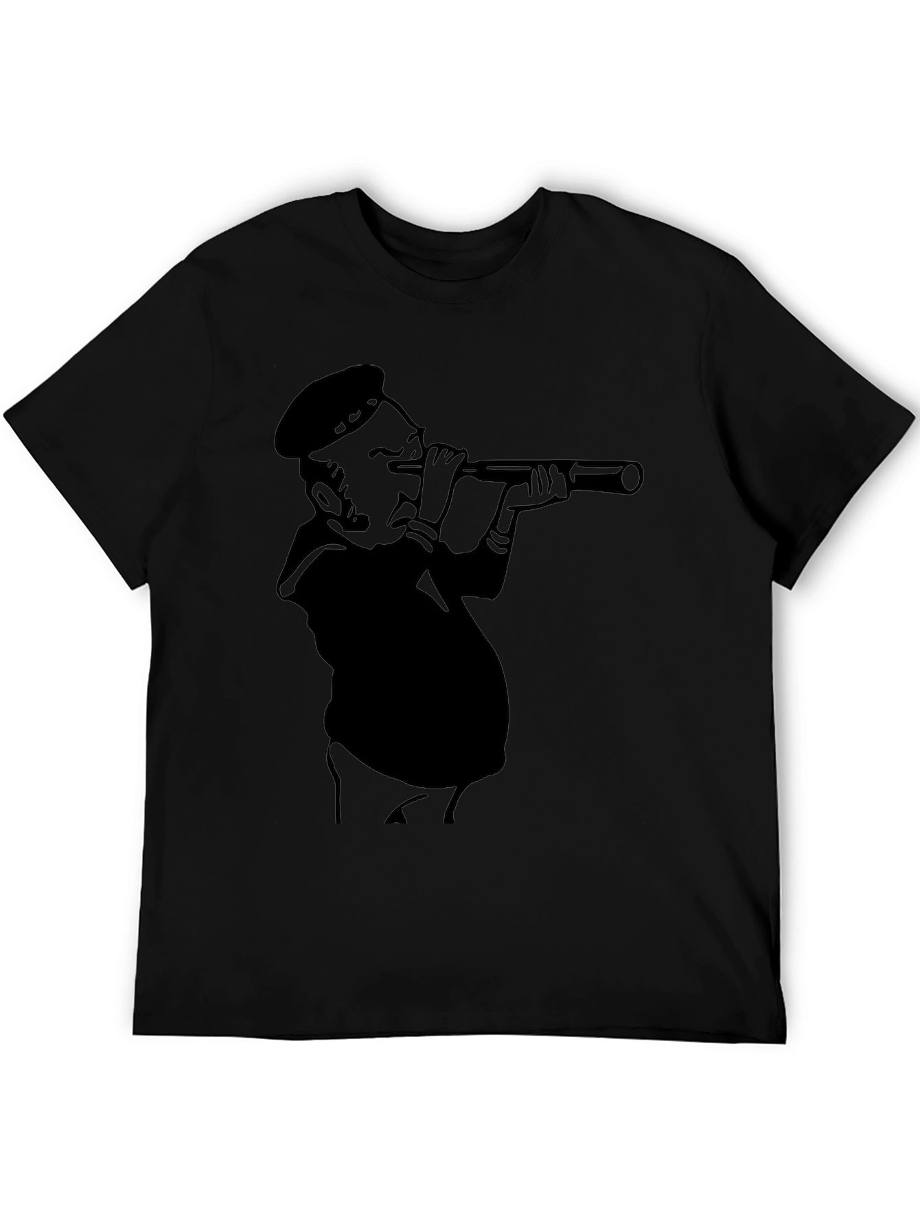 Nautical Lookout T-Shirt - Black Graphic Tee