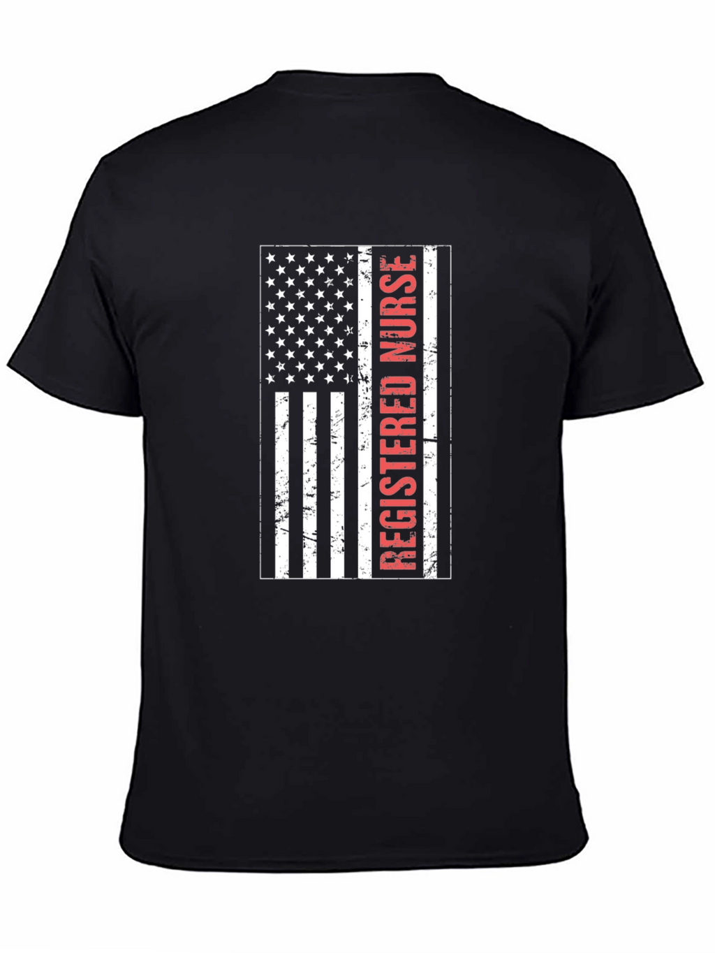 Registered Nurse American Flag T-Shirt