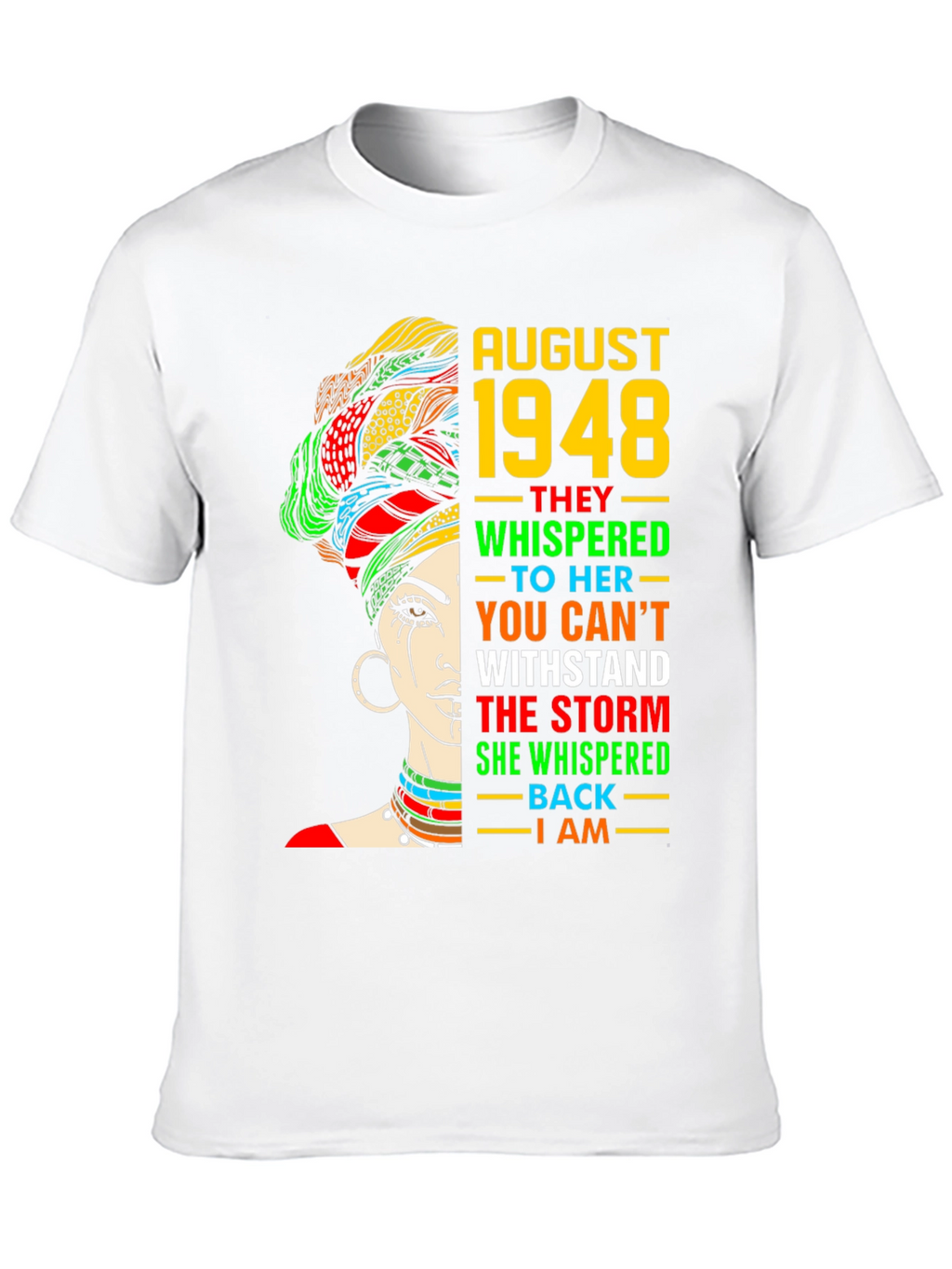 August 1948 Black Woman T-Shirt