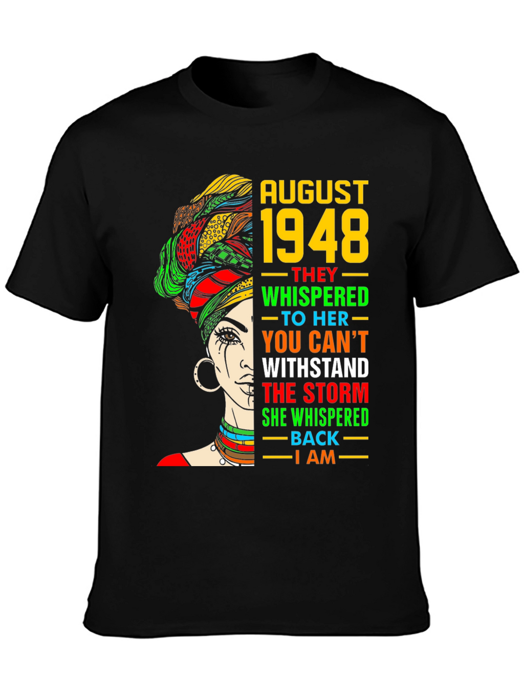 August 1948 Black Woman T-Shirt