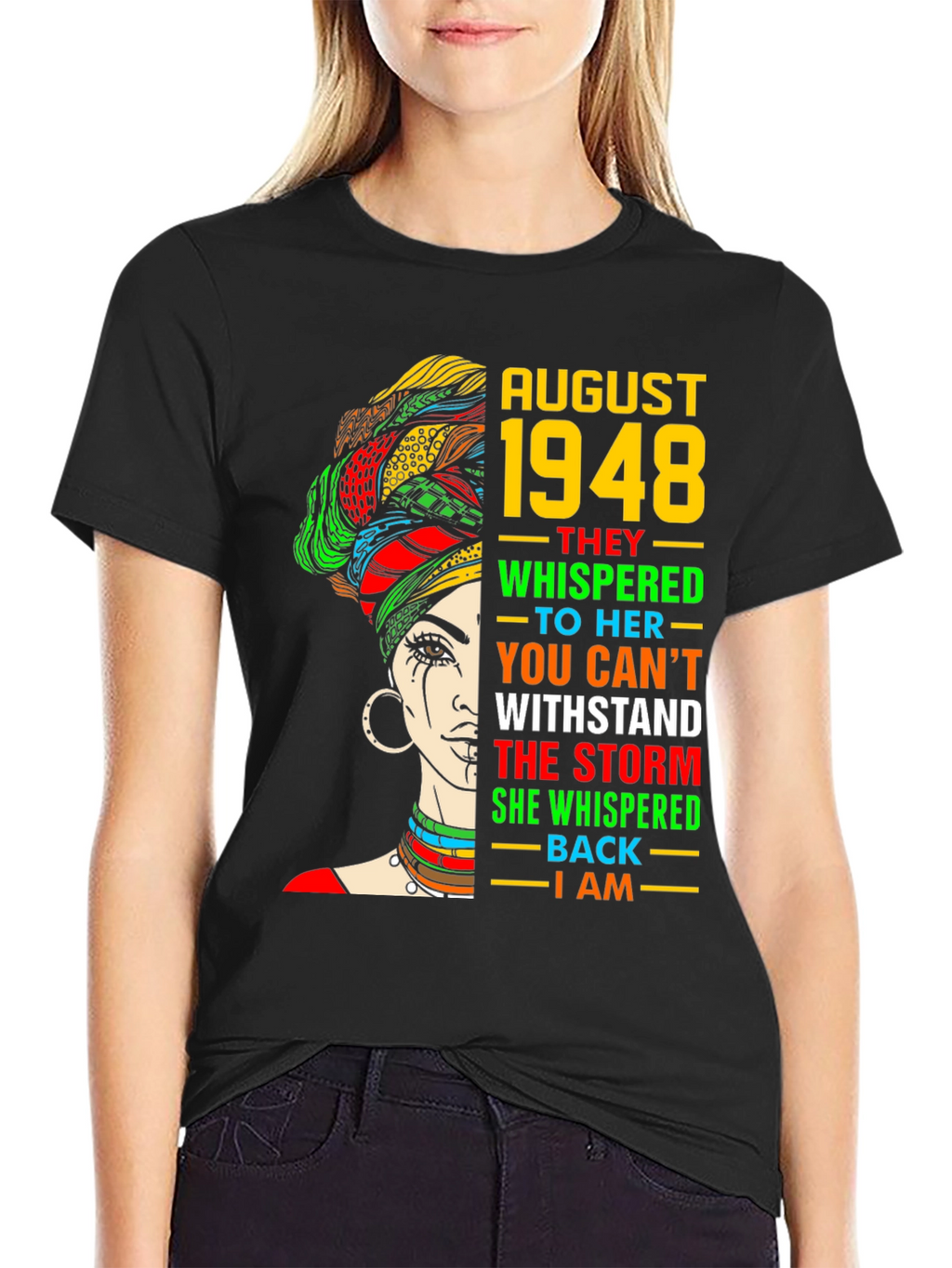 August 1948 Black Woman T-Shirt