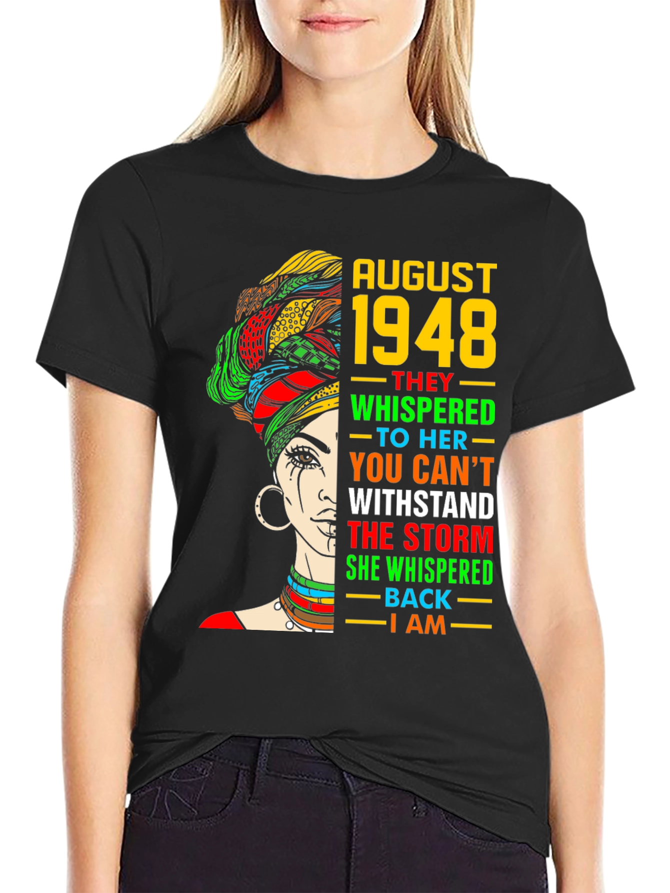 August 1948 Black Woman T-Shirt