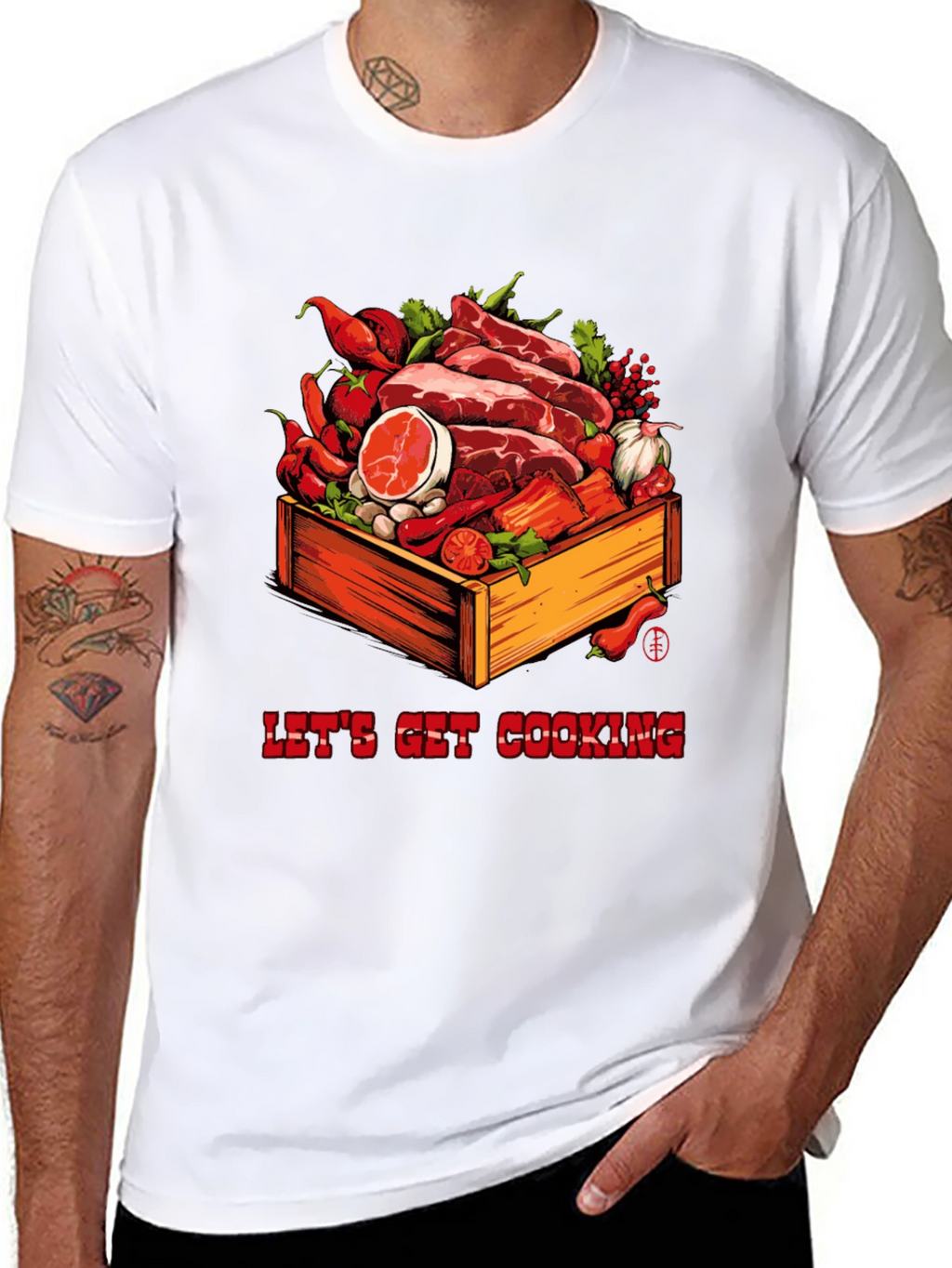 Lets Get Cooking Graphic T-Shirt