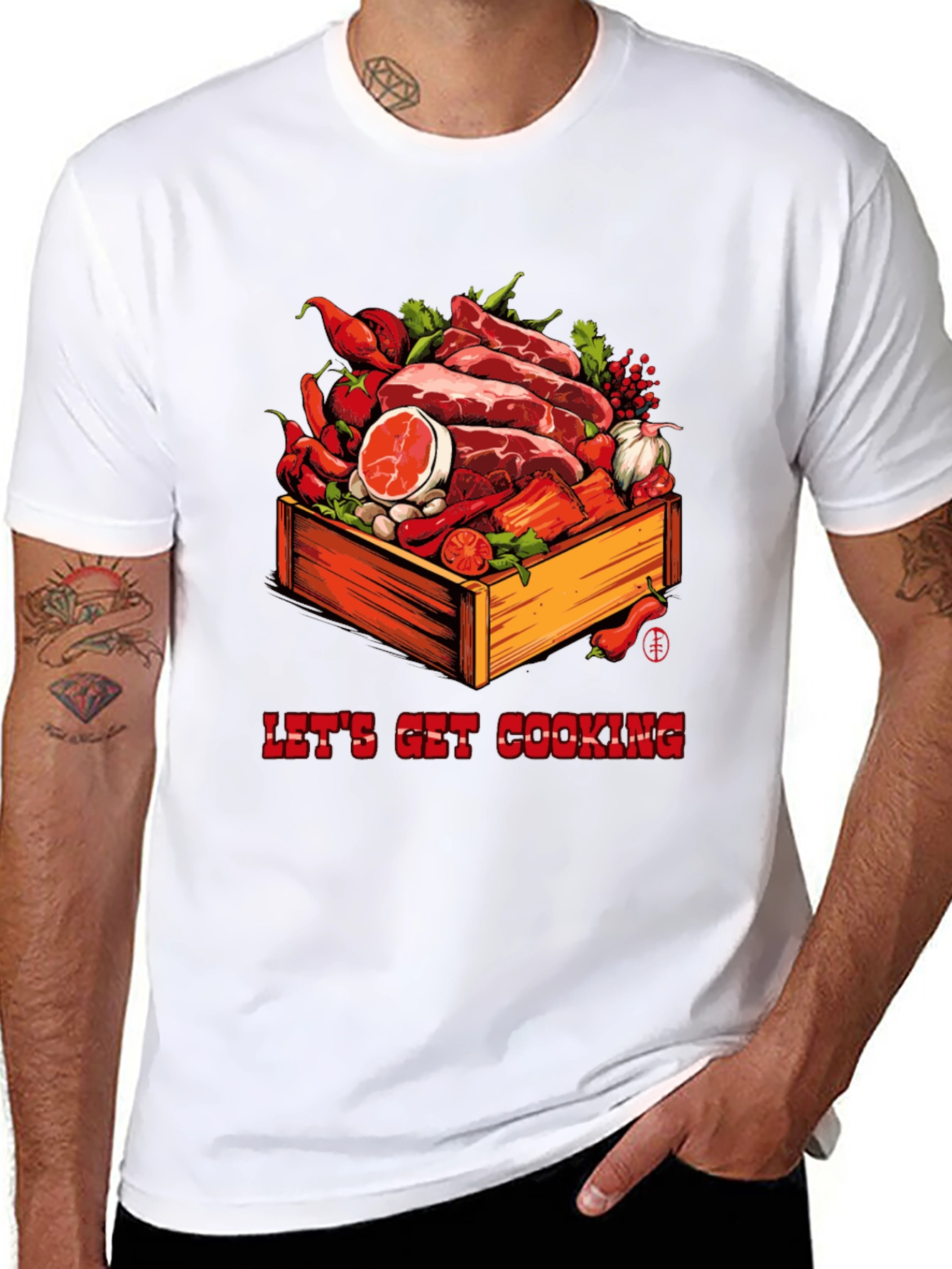 Lets Get Cooking Graphic T-Shirt