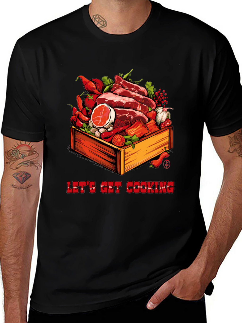 Lets Get Cooking Graphic T-Shirt