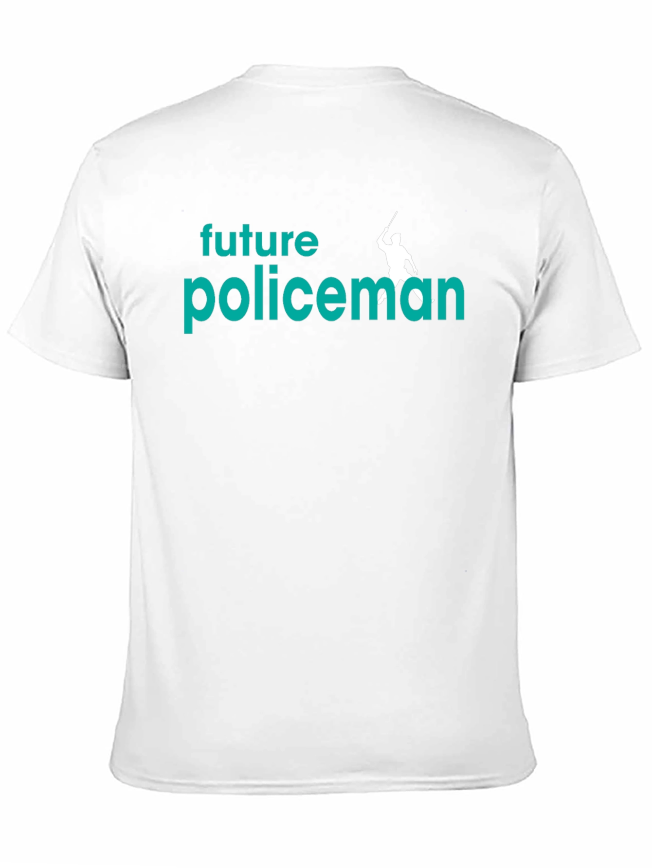 Future Policeman Black Graphic Tee