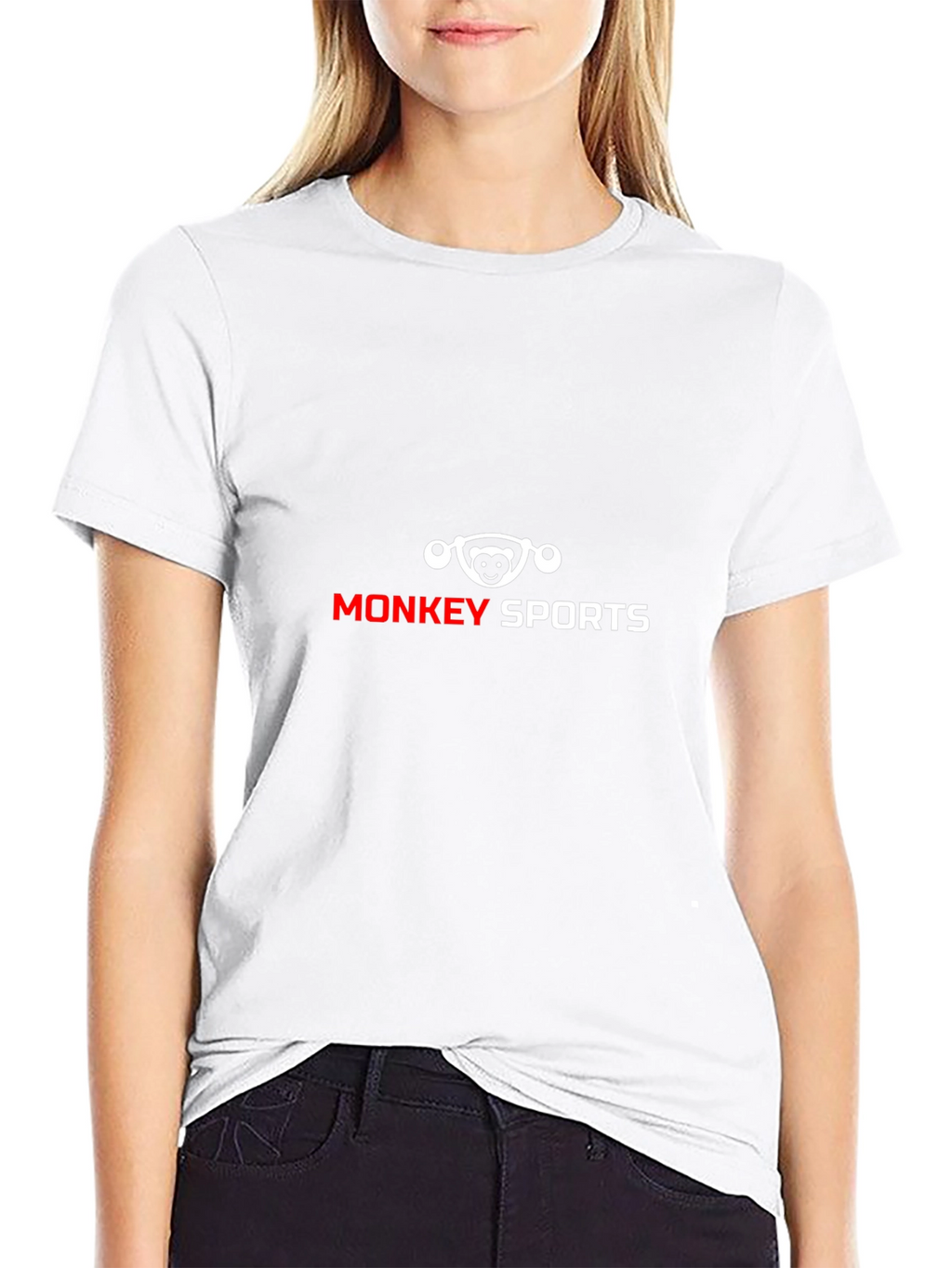 Monkey Sports Graphic T-Shirt - Casual Wear