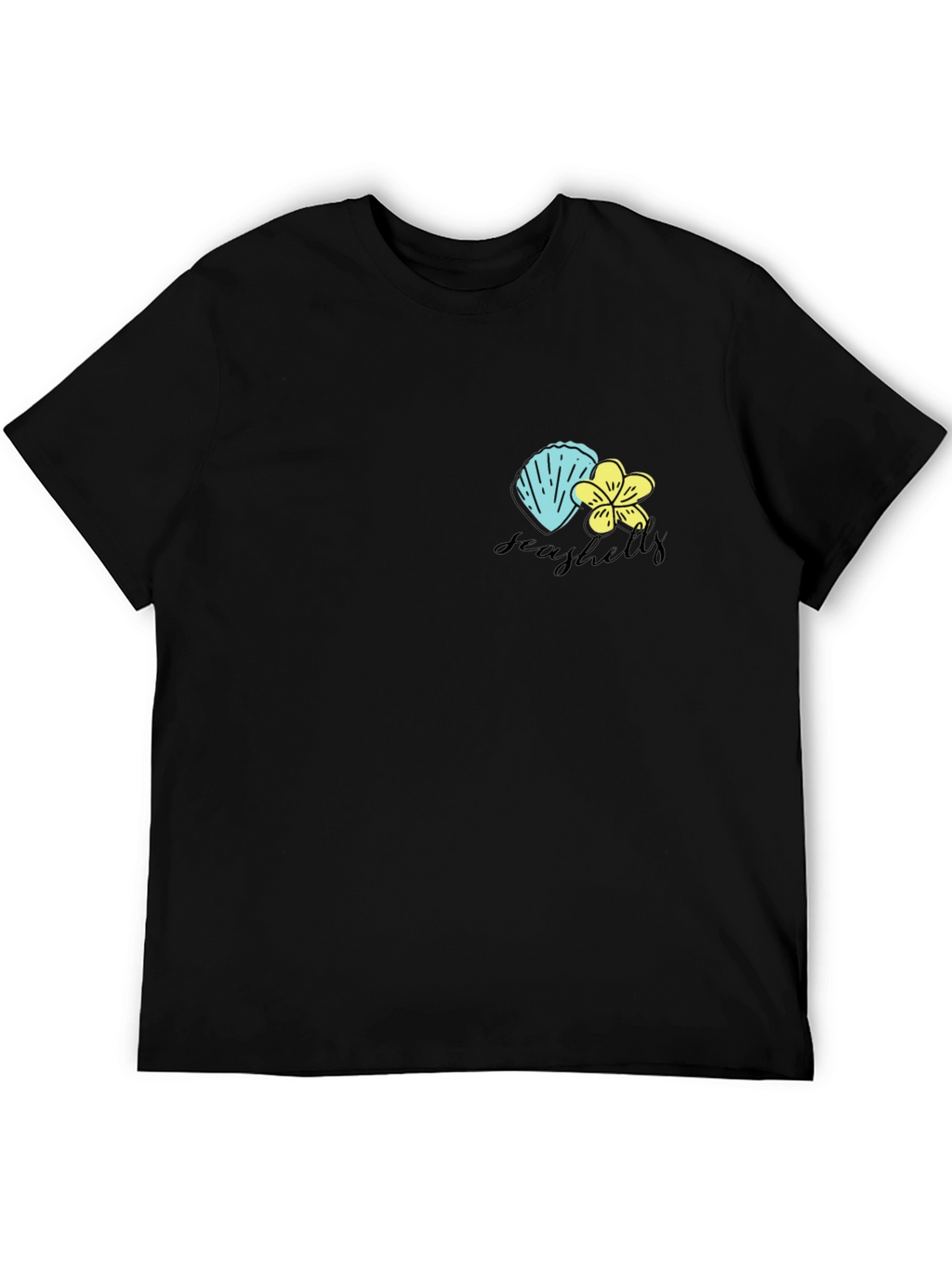 Seashells Graphic Print T-Shirt