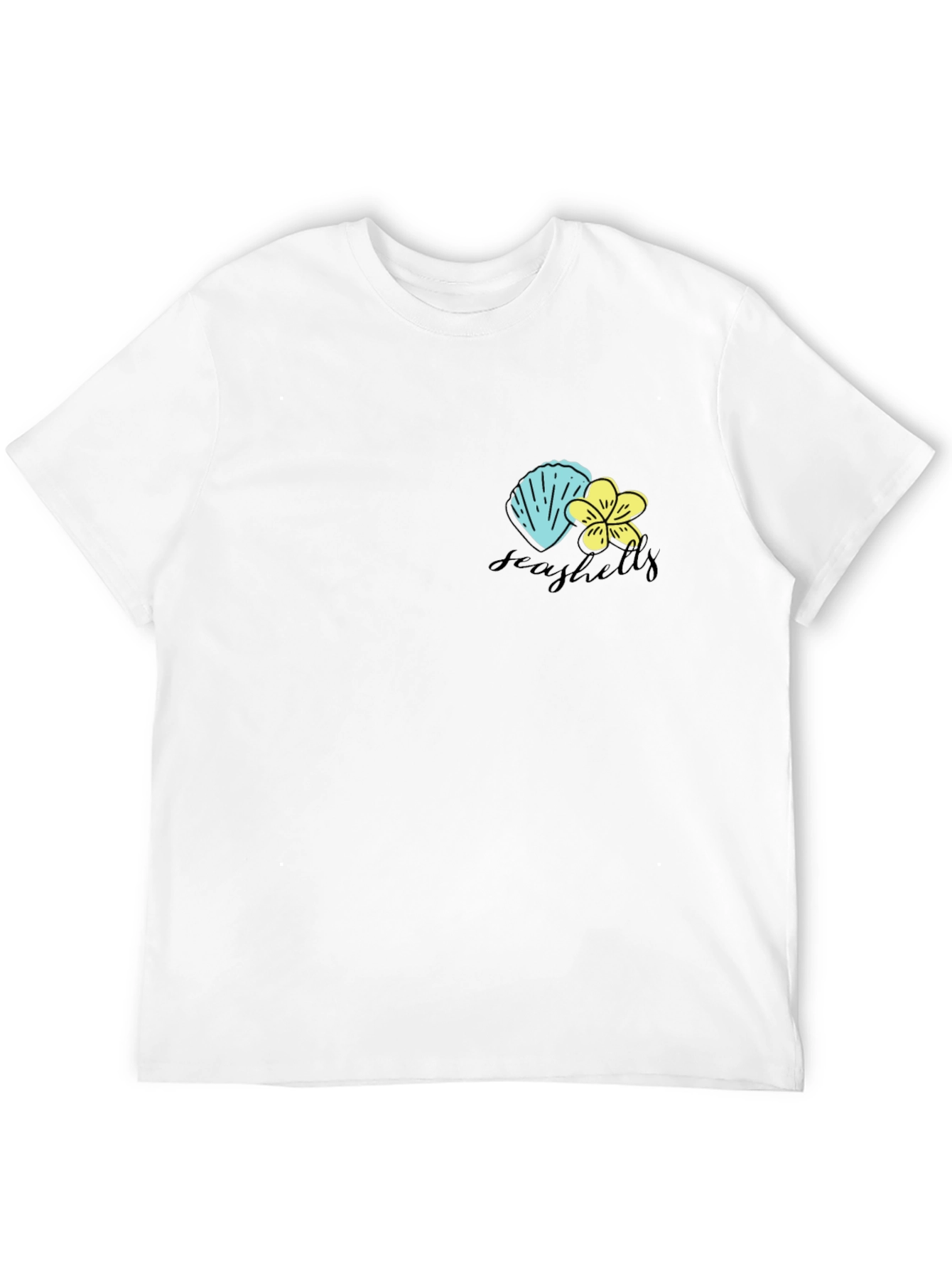 Seashells Graphic Print T-Shirt