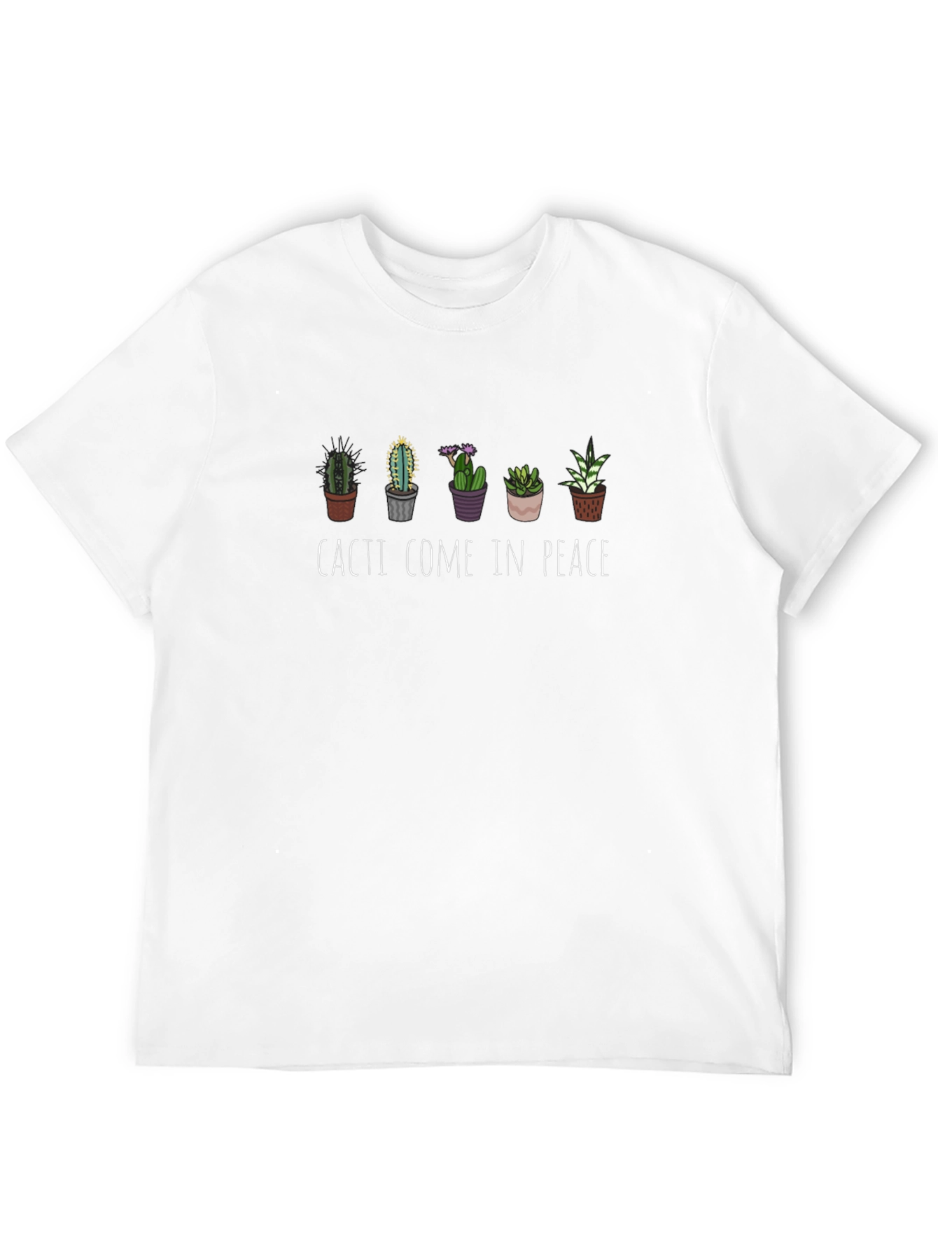 Cacti Come in Peace Graphic Tee