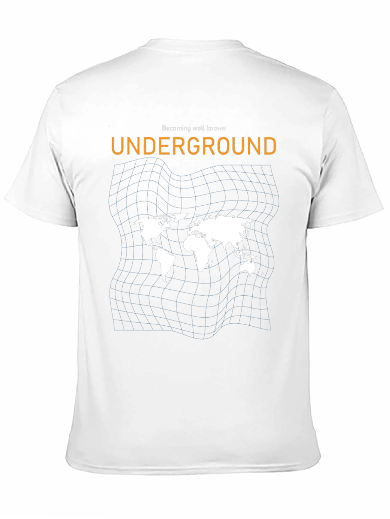 Underground World Map Black Graphic Tee