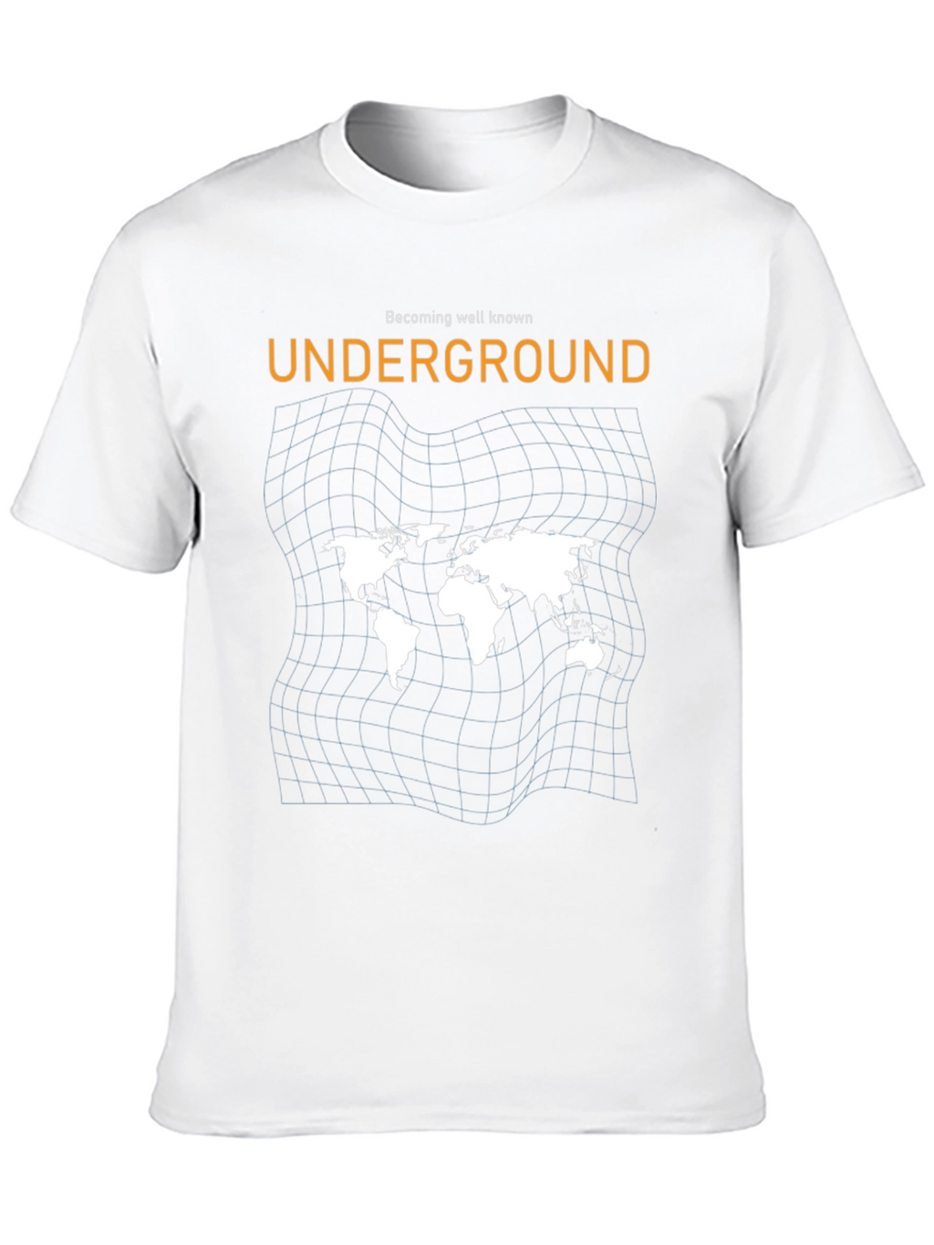 Underground World Map Black Graphic Tee