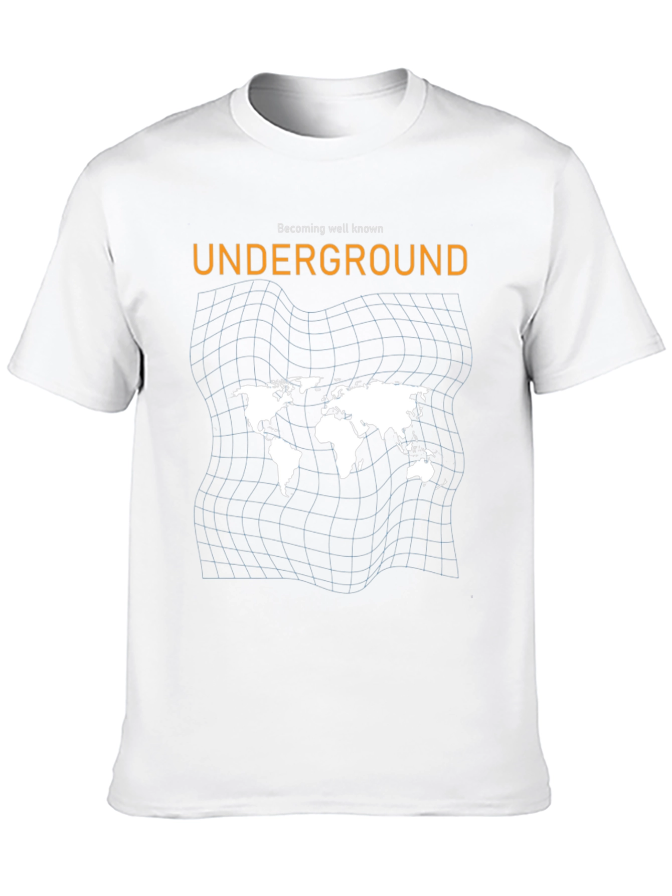 Underground World Map Black Graphic Tee
