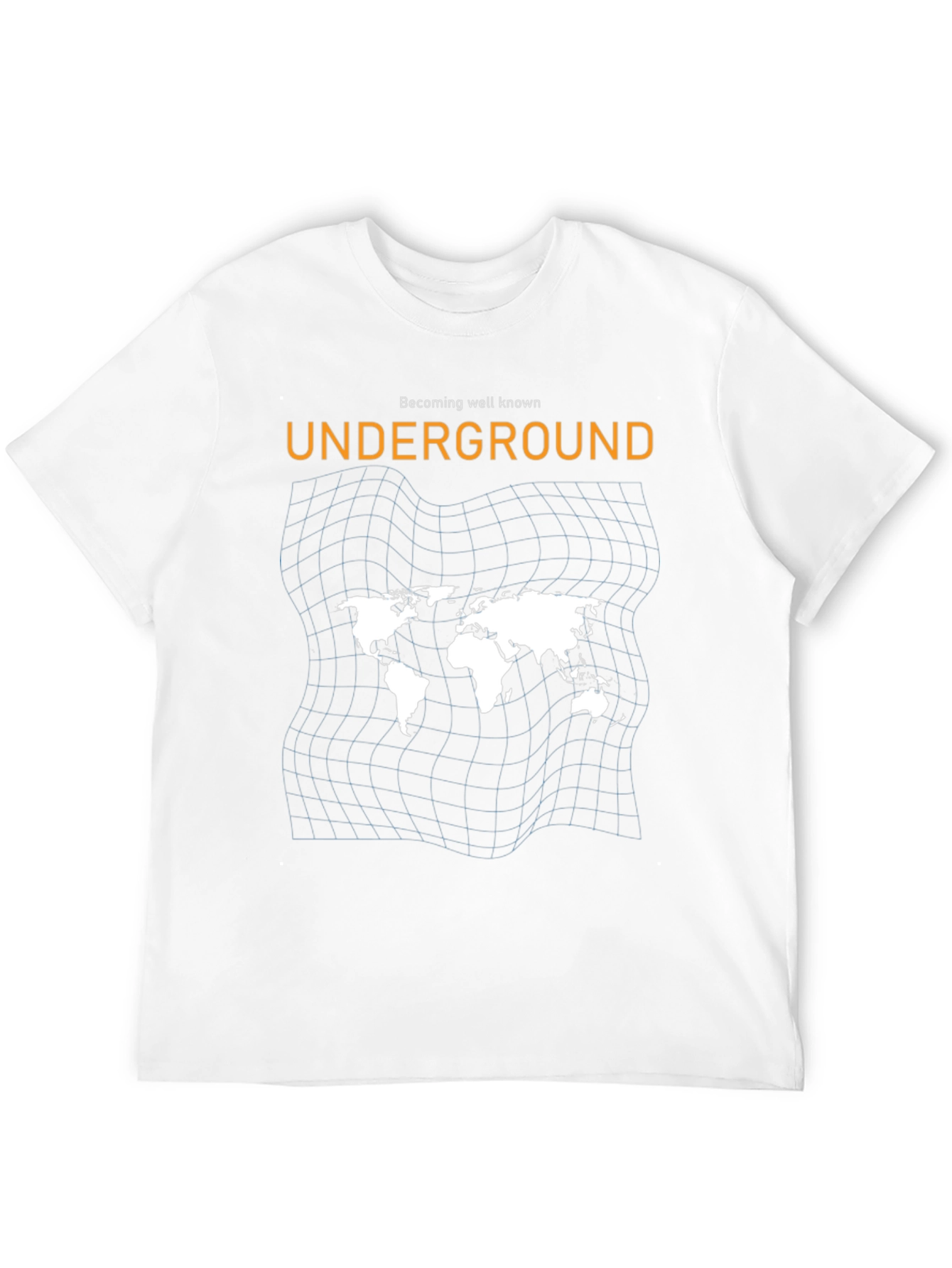 Underground World Map Black Graphic Tee