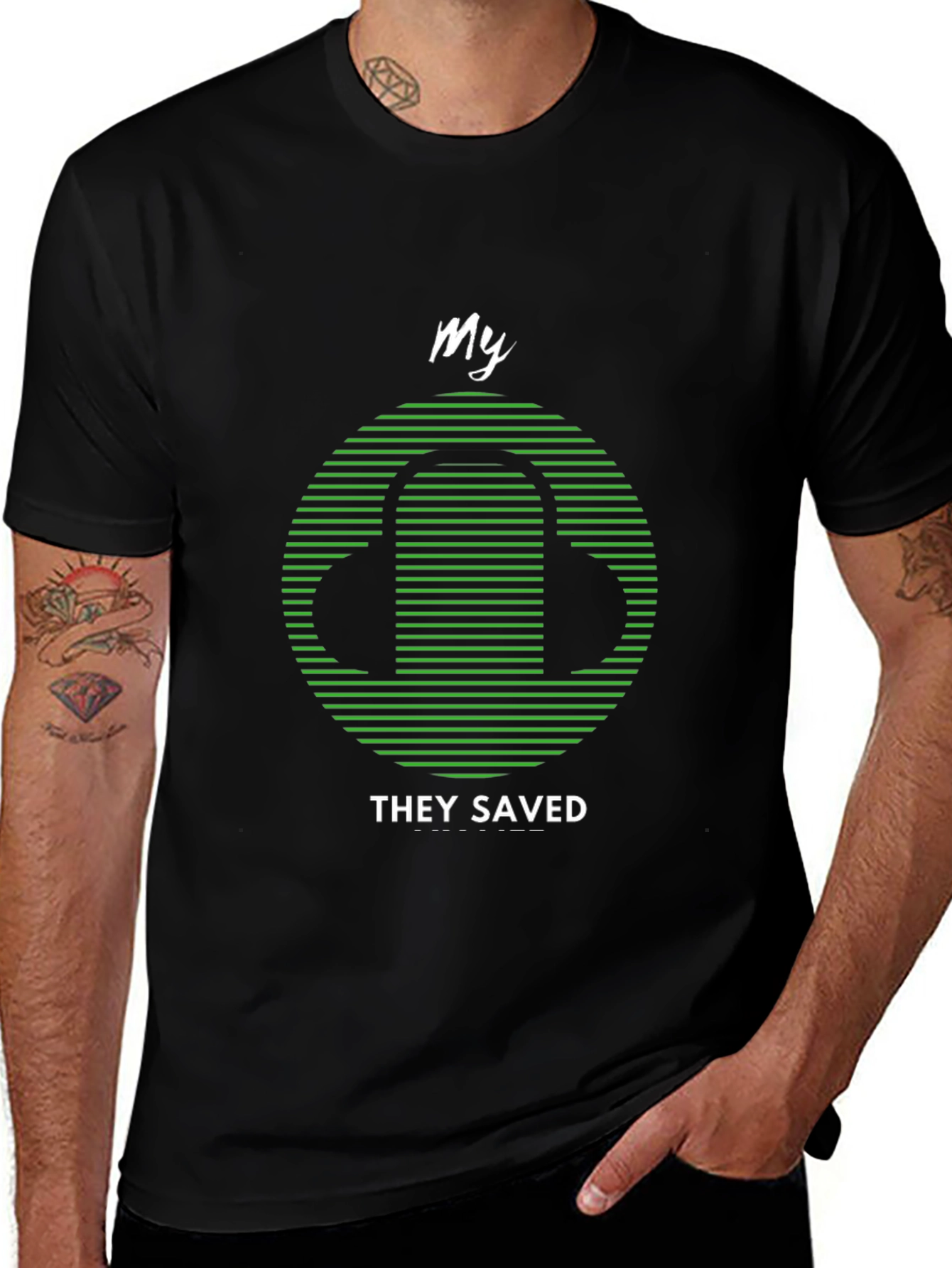My Headphones Saved Me T-Shirt