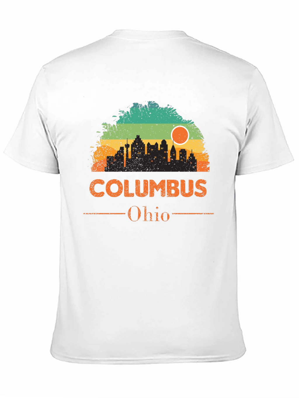 Columbus Ohio Skyline Graphic T-Shirt