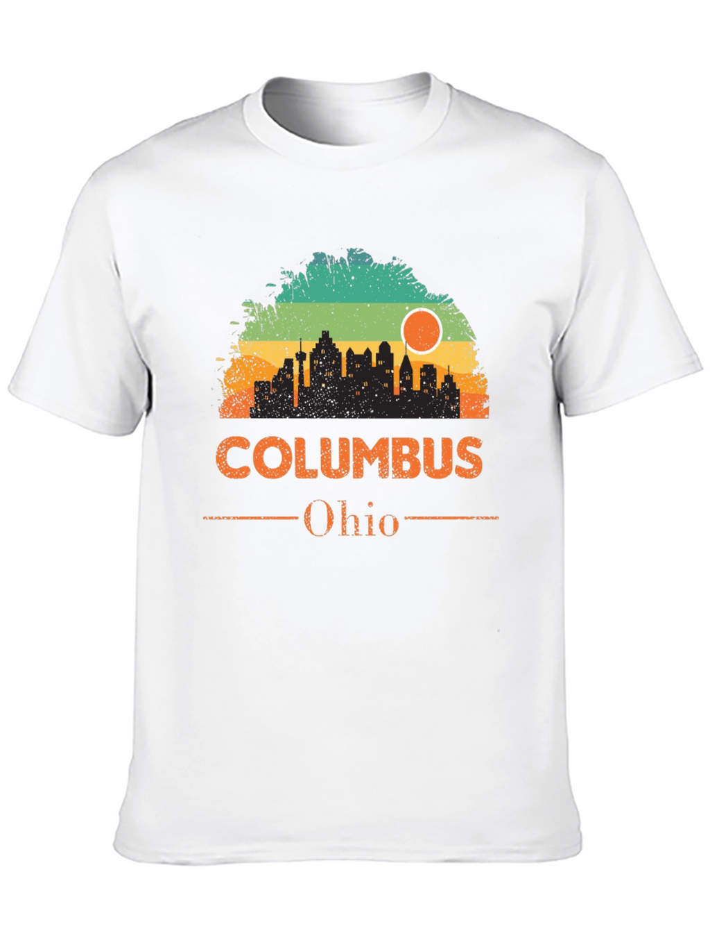 Columbus Ohio Skyline Graphic T-Shirt
