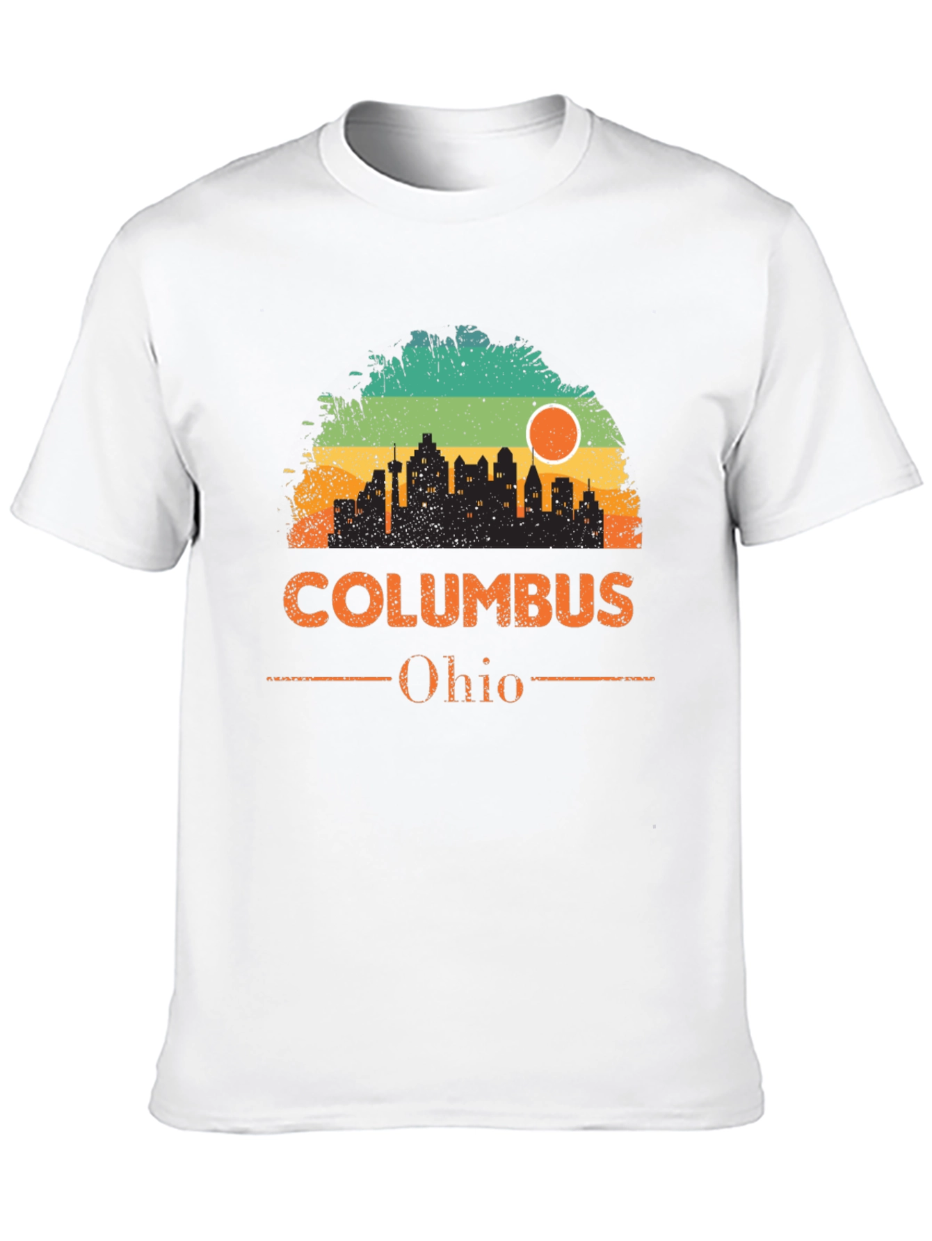 Columbus Ohio Skyline Graphic T-Shirt