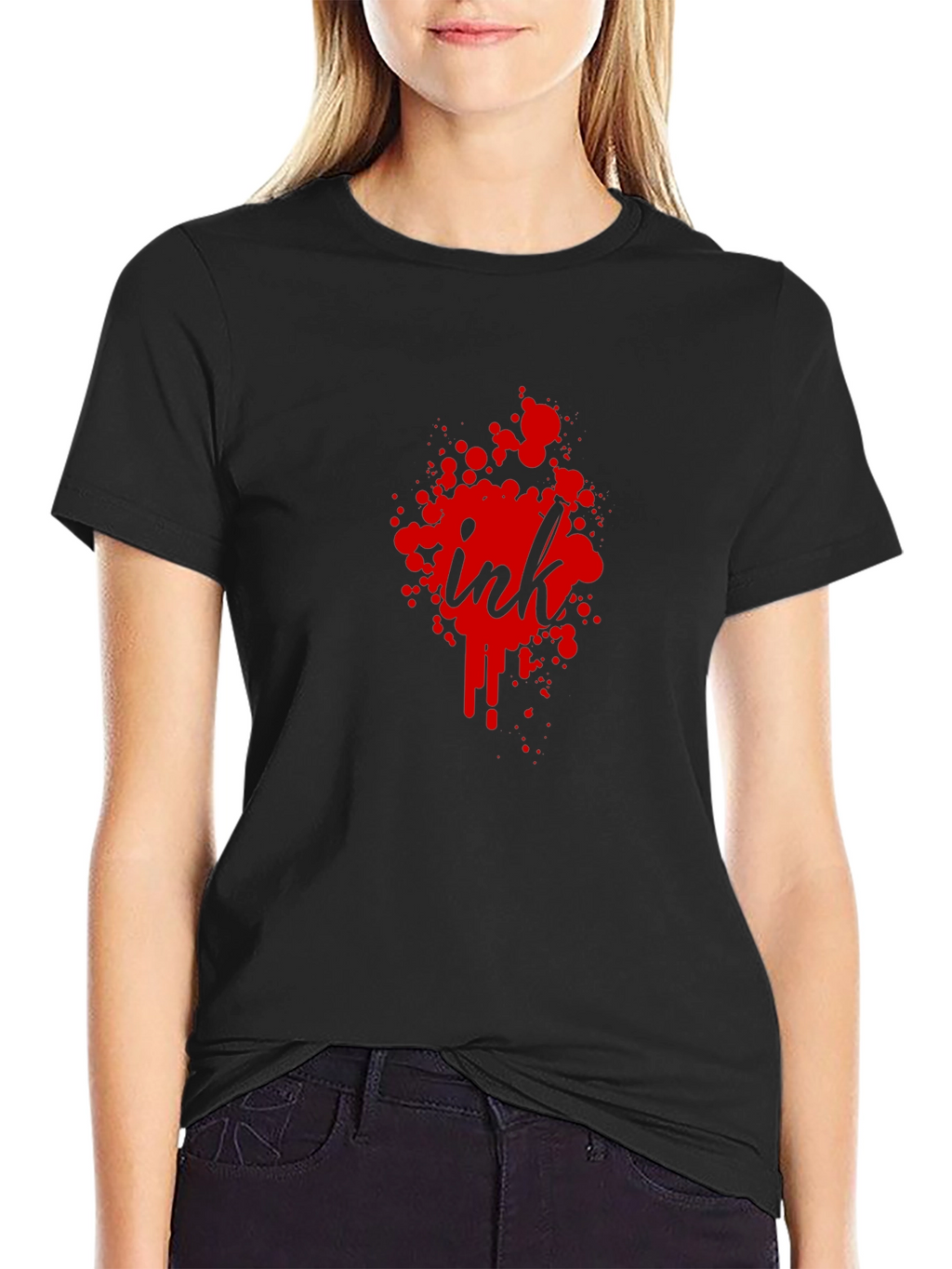 Ink Splatter T-Shirt - Mens Graphic Tee