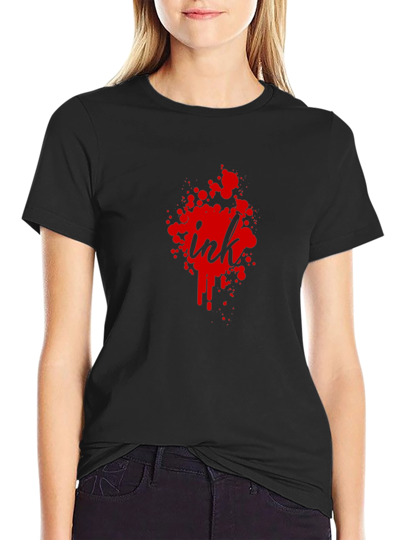 Ink Splatter T-Shirt - Mens Graphic Tee