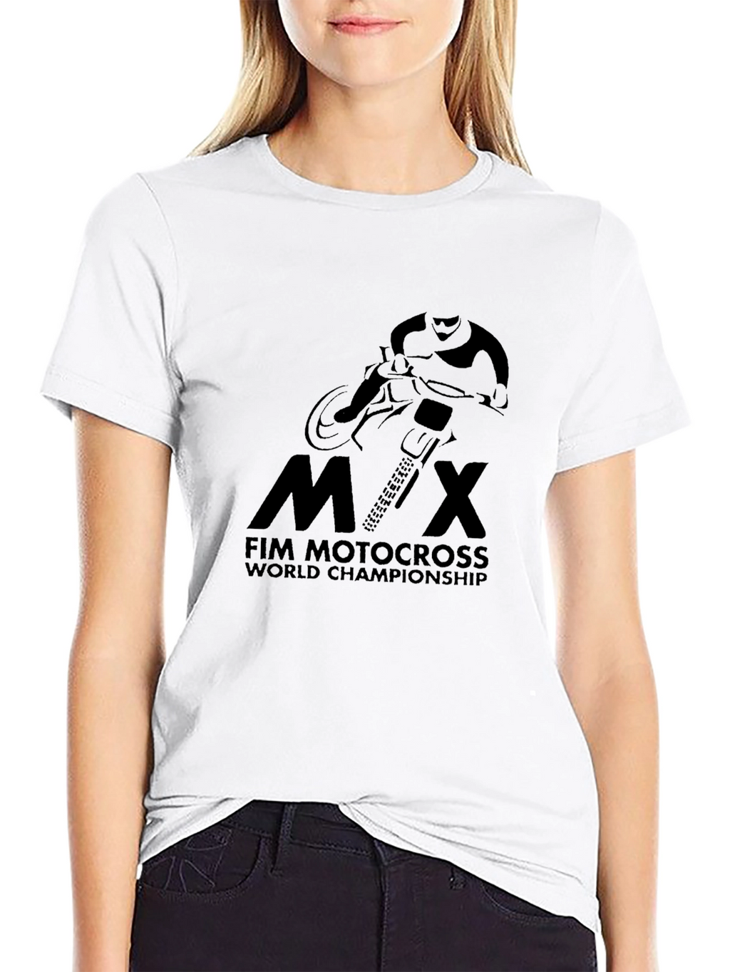 FIM Motocross World Championship Black T-Shirt