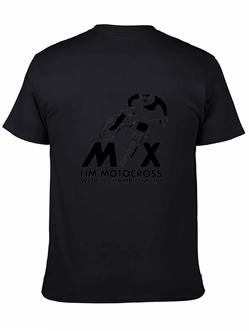 FIM Motocross World Championship Black T-Shirt