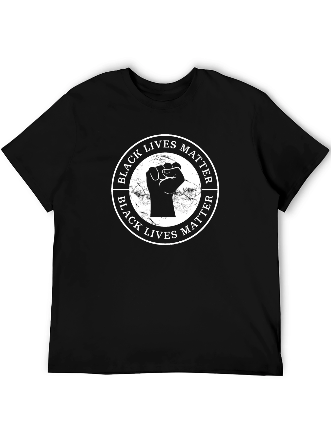 Black Lives Matter Fist Graphic Tee - BLM Protest Shirt