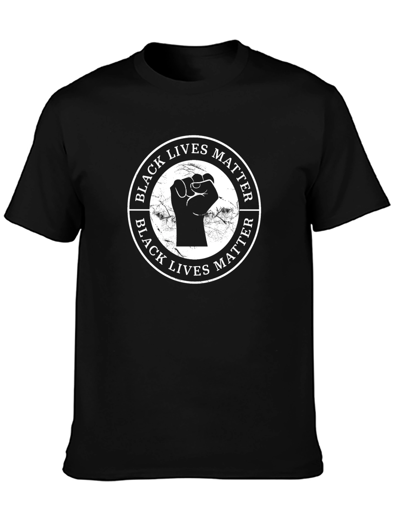 Black Lives Matter Fist Graphic Tee - BLM Protest Shirt