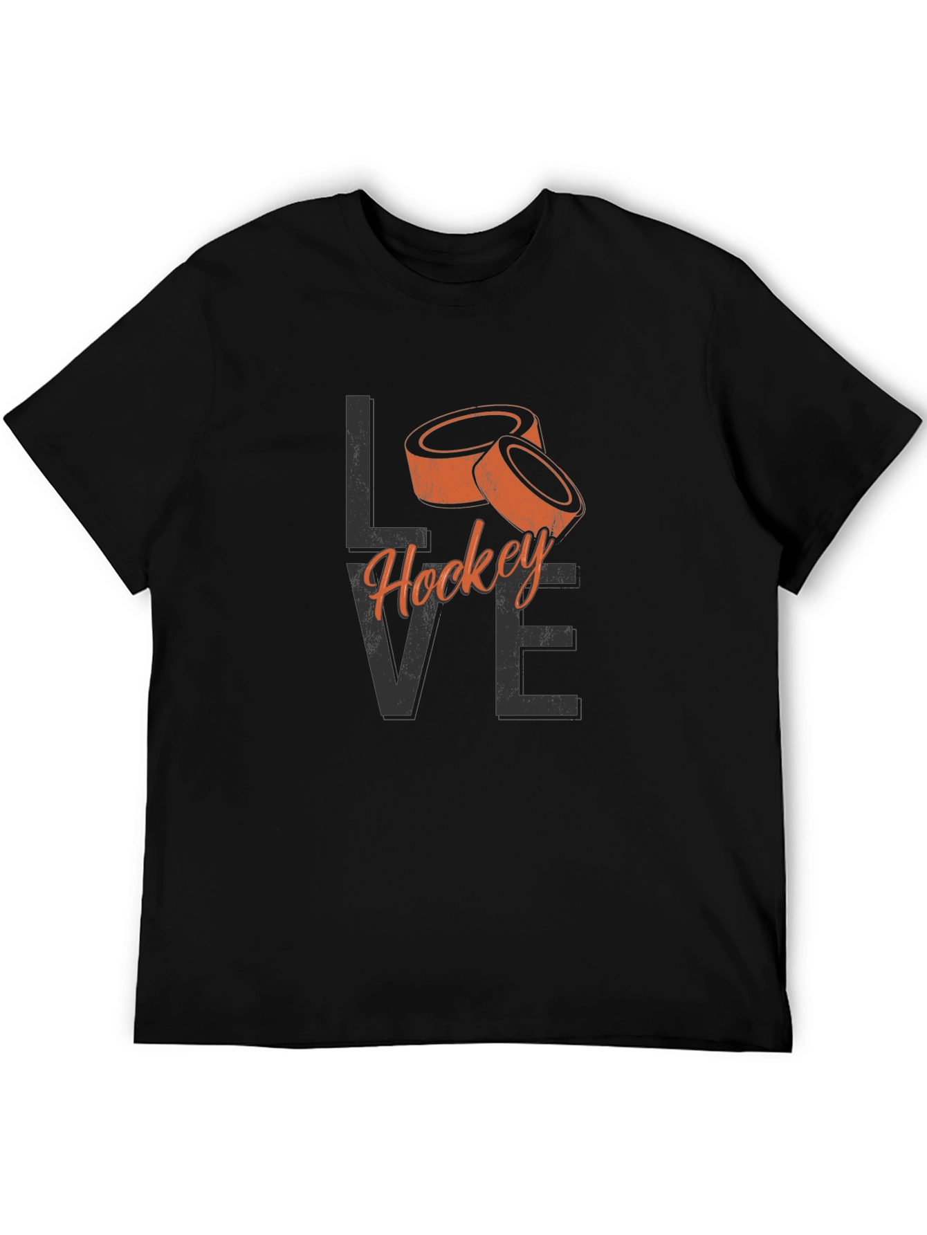 Love Hockey Graphic T-Shirt - Stylish Fan Apparel