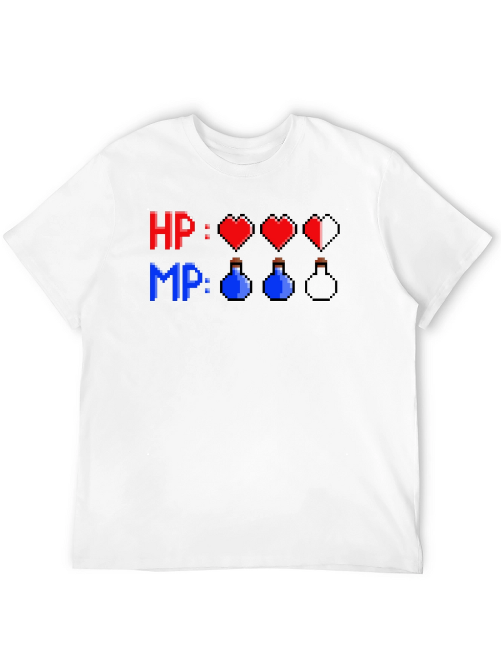 Pixel Art HP MP Gamer T-Shirt