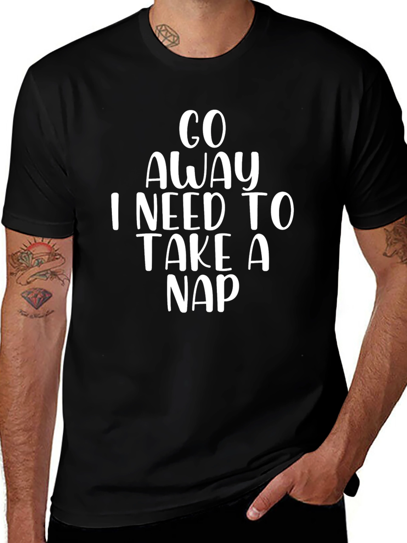 Funny Go Away Nap T-Shirt