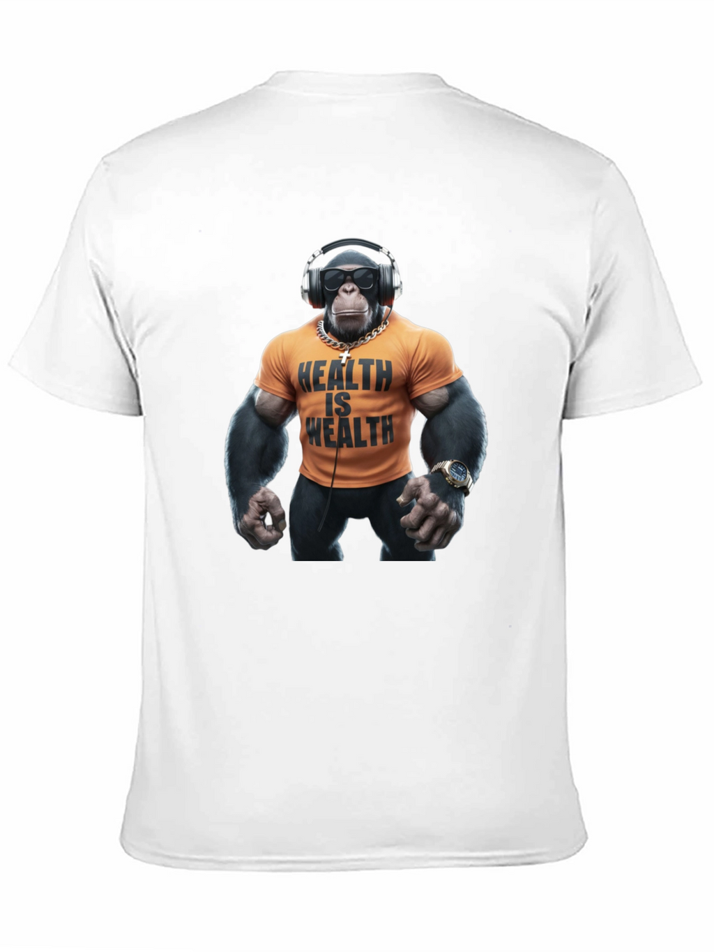 Health is Wealth Monkey T-Shirt