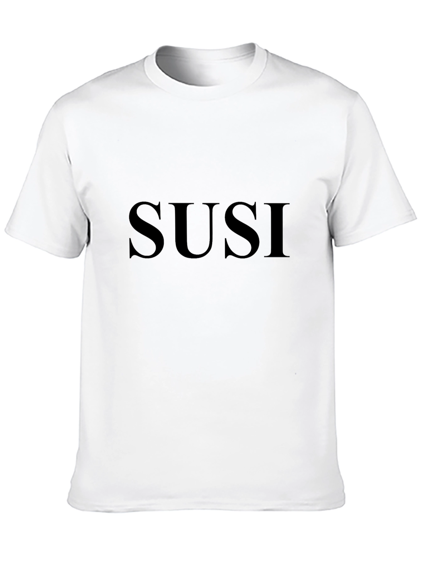 SUSI Black T-Shirt - Simple & Stylish