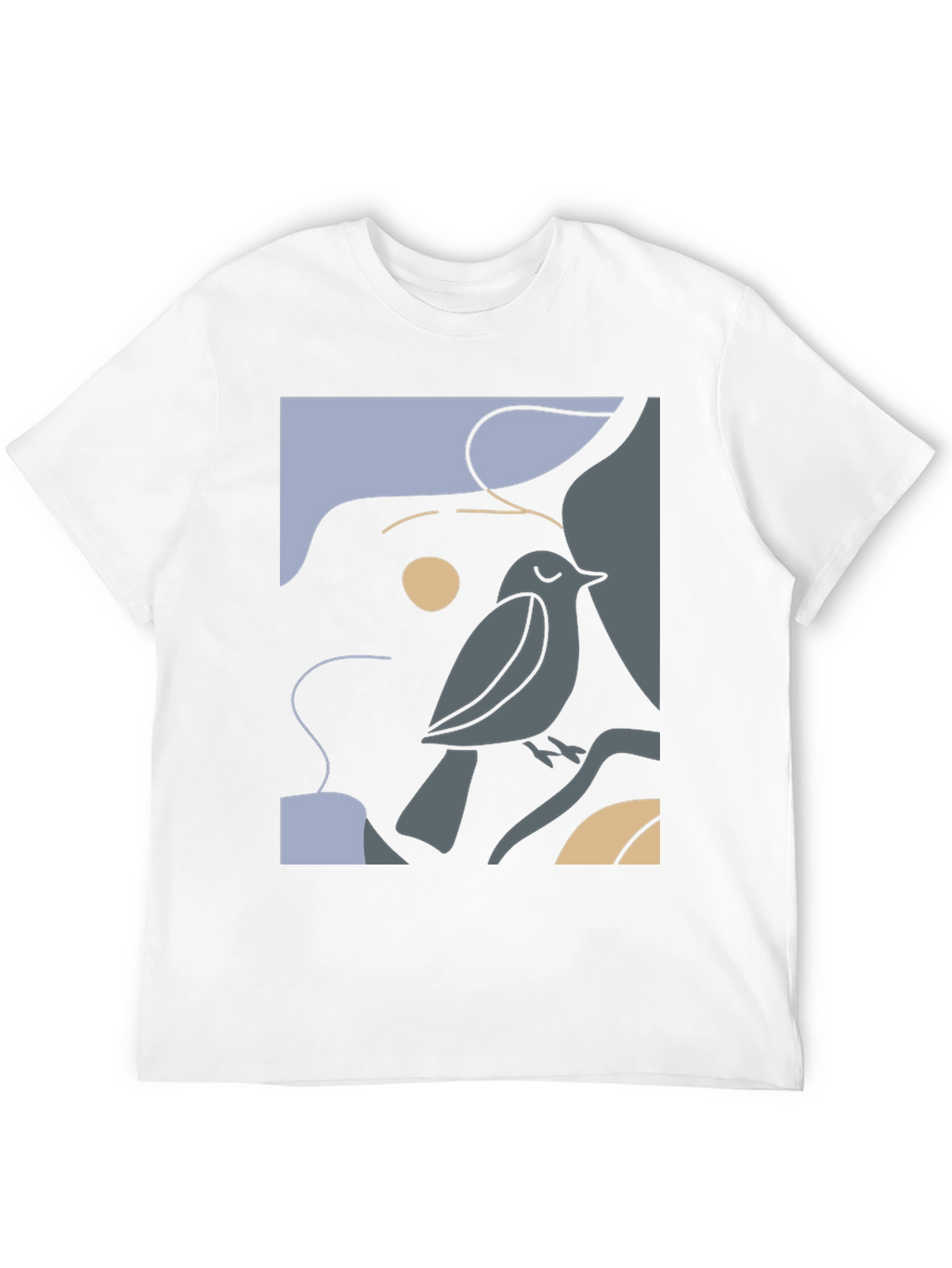 Abstract Bird Graphic Tee - Stylish & Unique!