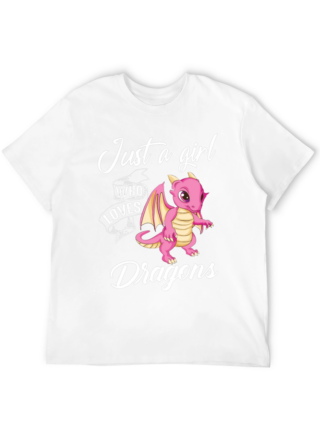 Just a Girl Who Loves Dragons Graphic Tee