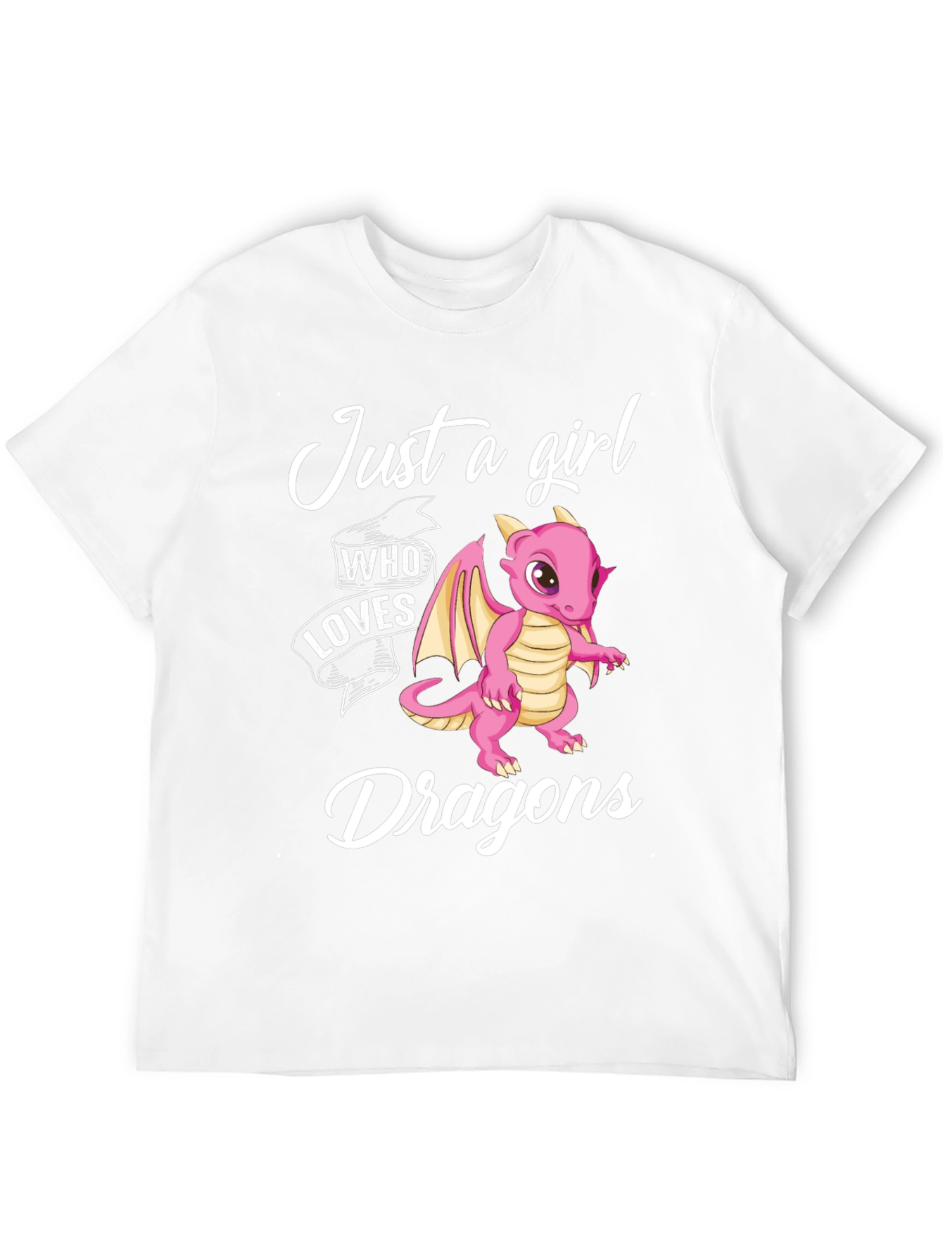 Just a Girl Who Loves Dragons Graphic Tee