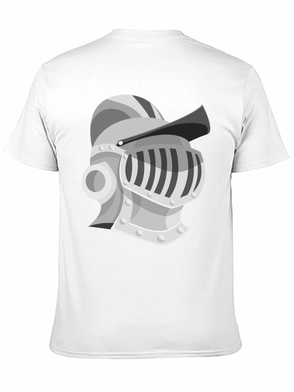 Knight Helmet Graphic Tee - Medieval Style